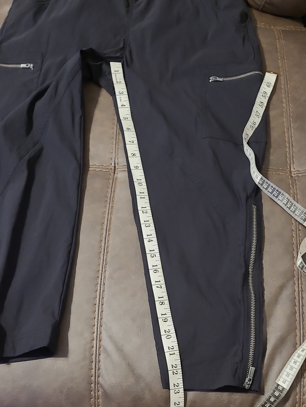 Athleta Lenox Utility Cargo Jumpsuit Black Wmn Sz 6 Gorpcore Athletic - Picture 15 of 16
